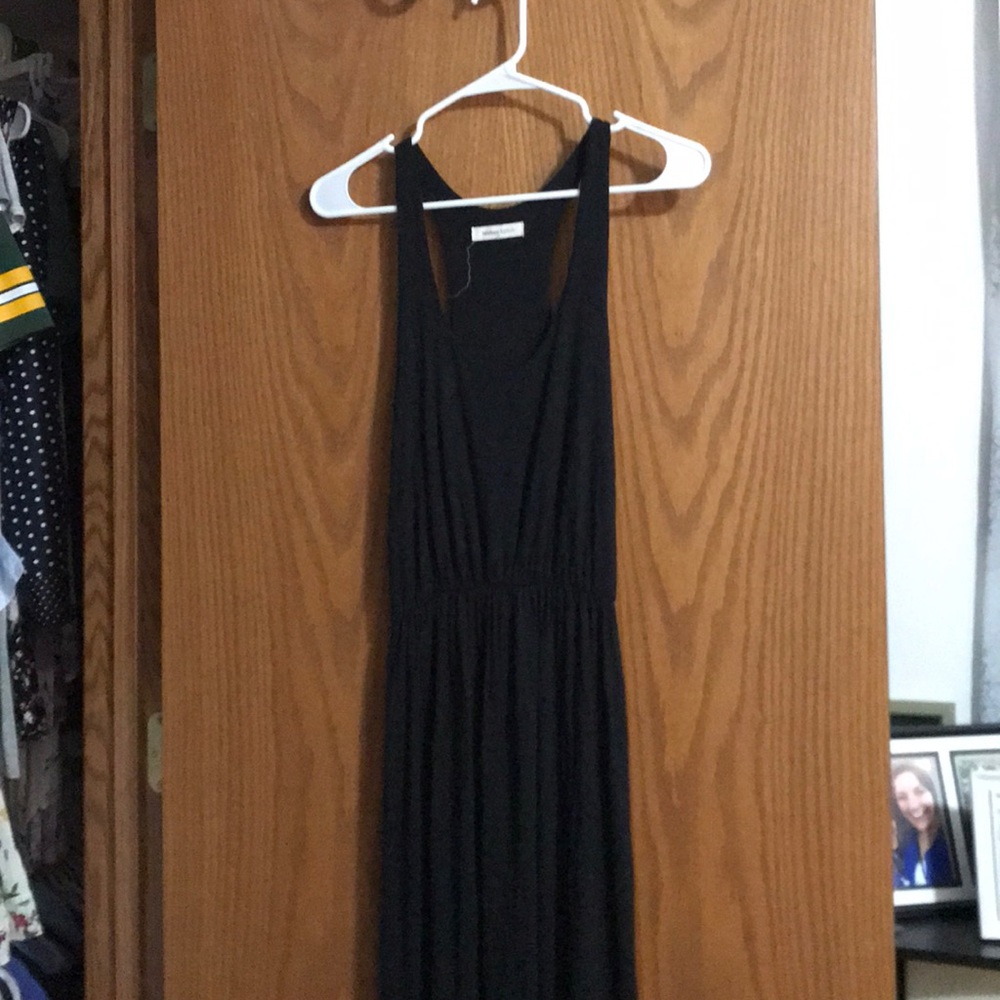 Black maxi dress